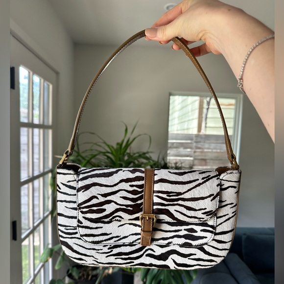 BY FAR Zebra Print Miranda Bag - Picture 7 of 10